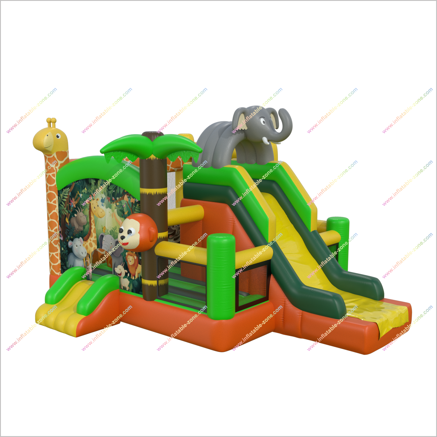 Outdoor Events Today Purchase Bounce House With Slide Combo Animals Inflatable Castle For Sale Bouncy Slide Hire - Inflatable-Zone