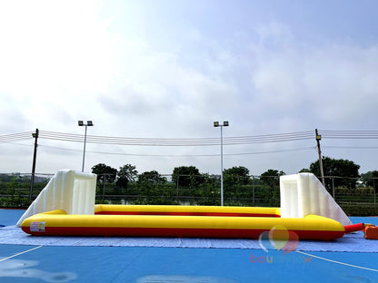 Fun Inflatable Soccer Field Outdoor Sports Adventure Ideal for Kids and Adults