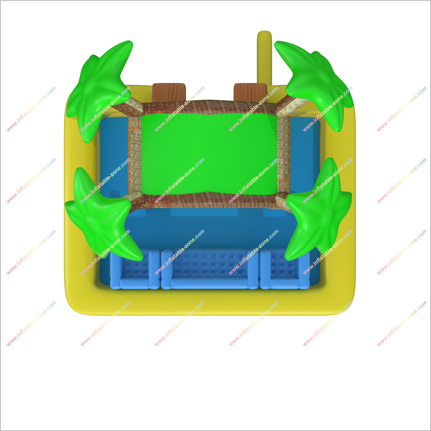 Island Vibes Inflatable Tiki Bar Lounge Float Beach Party Near Me Blow Up Tiki Bar For Pool