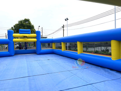 Kids Inflatable Soccer Playground Outdoor FunEquipment  Great for Parties & Football Field Games