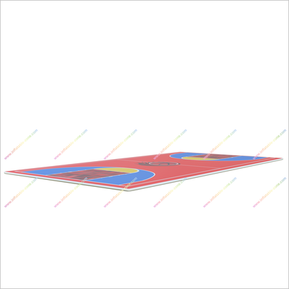 Indoor Basketball Court Inflatable Air Mat Tumbling Gym Mat Play Sports Inflatable Basketball Court For Rent