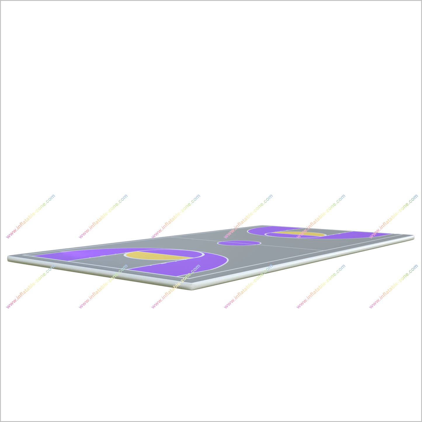 Backyard Basketball Court Gymnastics Exercise Sport Game Inflatable Basketball Court Outside Near Me