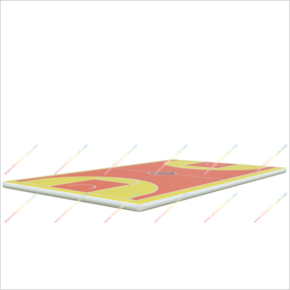 Outdoor Basketball Court Floor Gymnastics Near Me Sports Play Inflatable Basketball Court For Adults