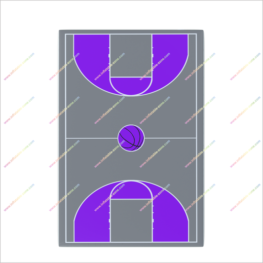 Outdoor Basketball Court Gymnastics Sports Basketball Court Inflatable Air Mat Basketball Sport Court
