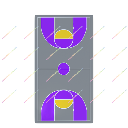 Backyard Basketball Court Gymnastics Exercise Sport Game Inflatable Basketball Court Outside Near Me