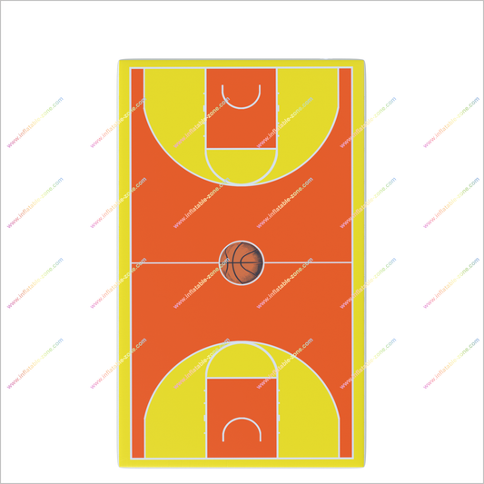 Outdoor Basketball Court Floor Gymnastics Near Me Sports Play Inflatable Basketball Court For Adults