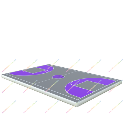 Outdoor Basketball Court Gymnastics Sports Basketball Court Inflatable Air Mat Basketball Sport Court