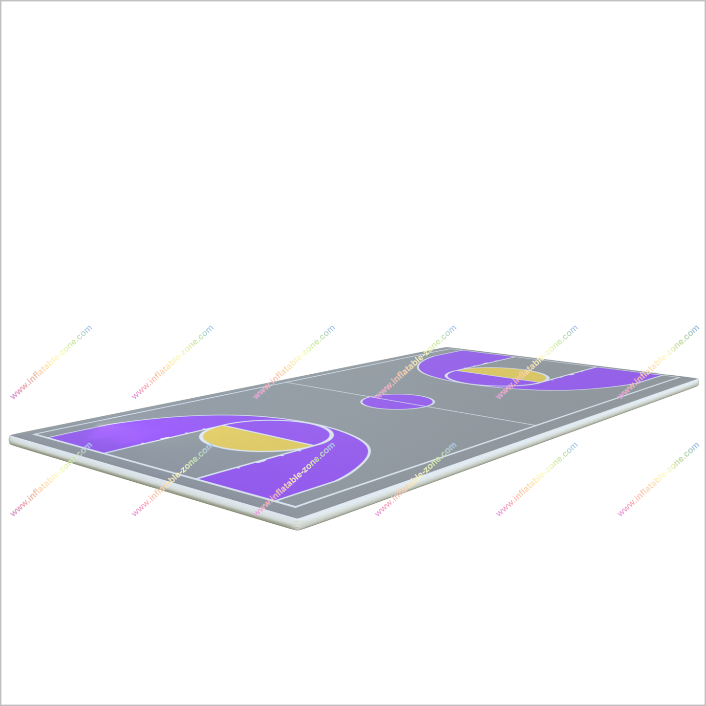 Backyard Basketball Court Gymnastics Exercise Sport Game Inflatable Basketball Court Outside Near Me