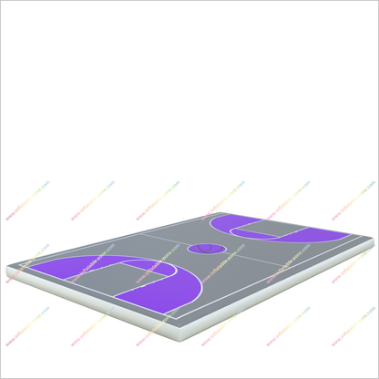 Outdoor Basketball Court Gymnastics Sports Basketball Court Inflatable Air Mat Basketball Sport Court