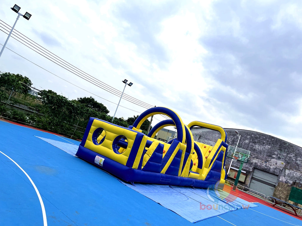 Fun Inflatable Obstacle Bounce House Outdoor Adventure Perfect for Climbing Game