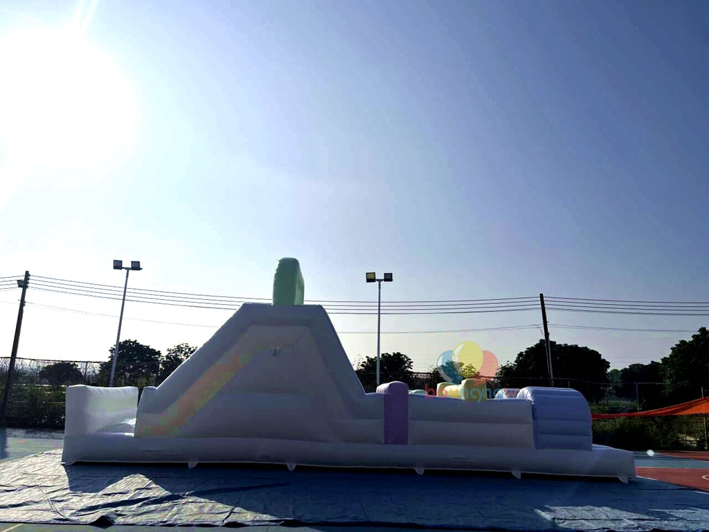 Exciting Inflatable Obstacle Slide Perfect for Outdoor Activities Great for Parties & Events