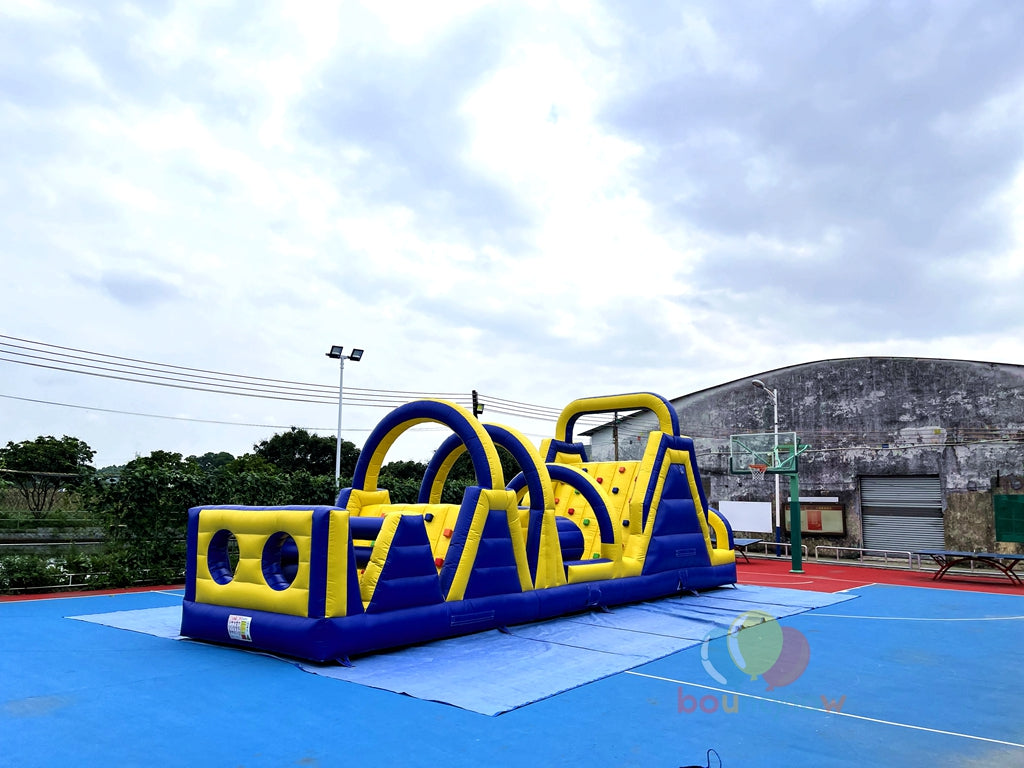 Fun Inflatable Obstacle Bounce House Outdoor Adventure Perfect for Climbing Game