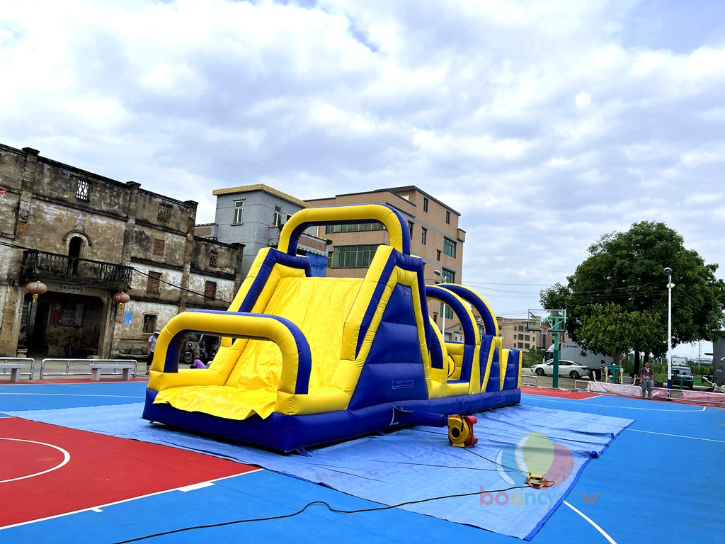 Fun Inflatable Obstacle Bounce House Outdoor Adventure Perfect for Climbing Game