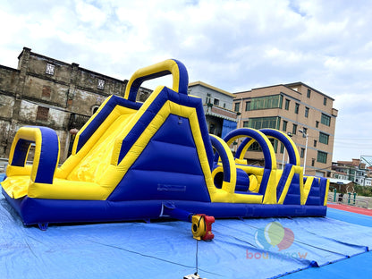 Fun Inflatable Obstacle Bounce House Outdoor Adventure Perfect for Climbing Game