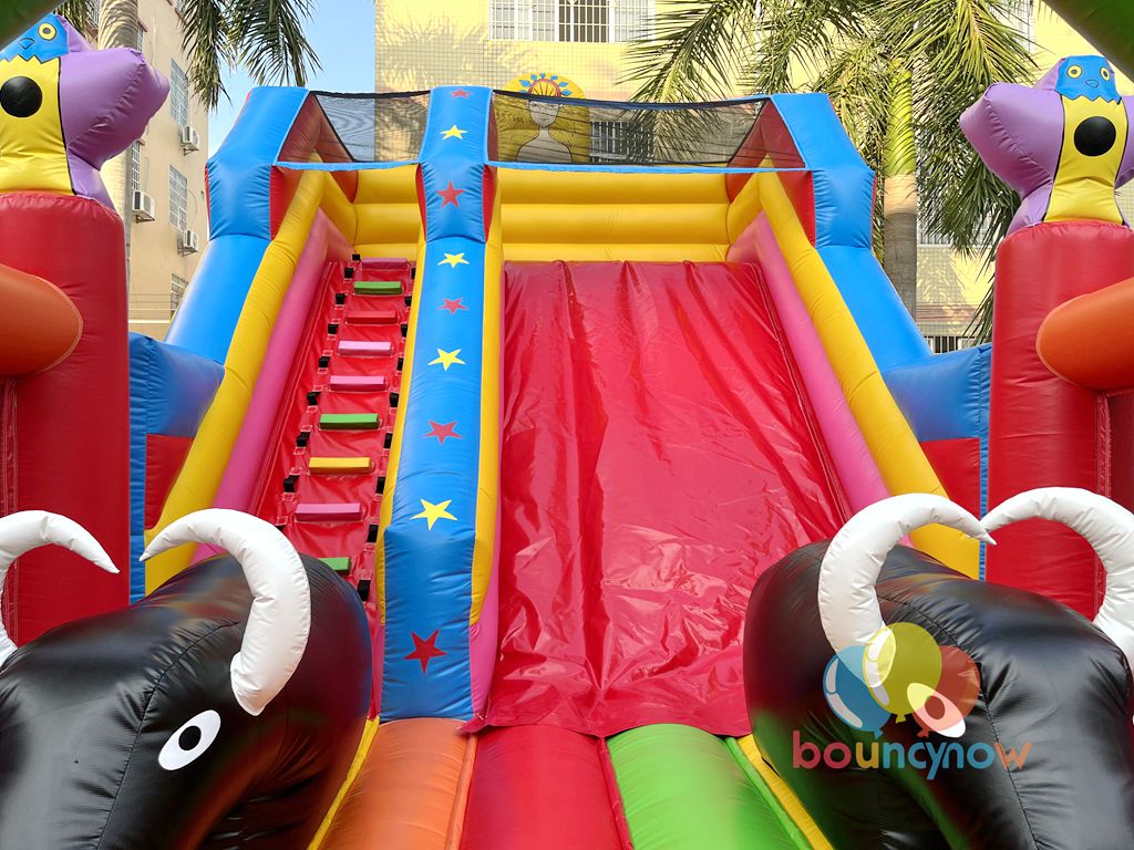 Fantasy Inflatable Theme Park Slide Amusement Park Bouncy Castle with Slide Dreamy Fun for Kids