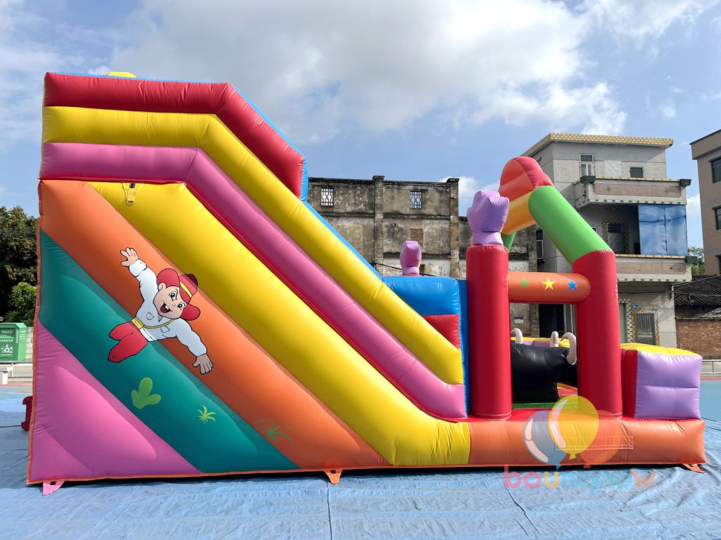 Fantasy Inflatable Theme Park Slide Amusement Park Bouncy Castle with Slide Dreamy Fun for Kids