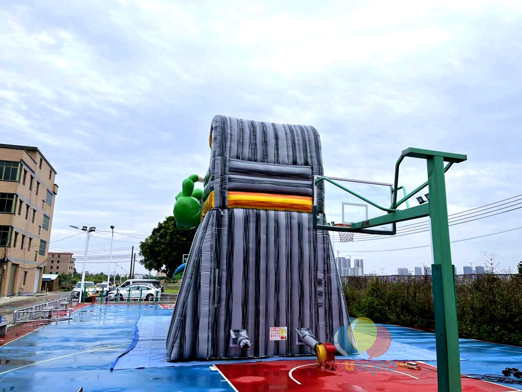 Exciting Dinosaur Themed Inflatable Slide Perfect for Kids' Parties