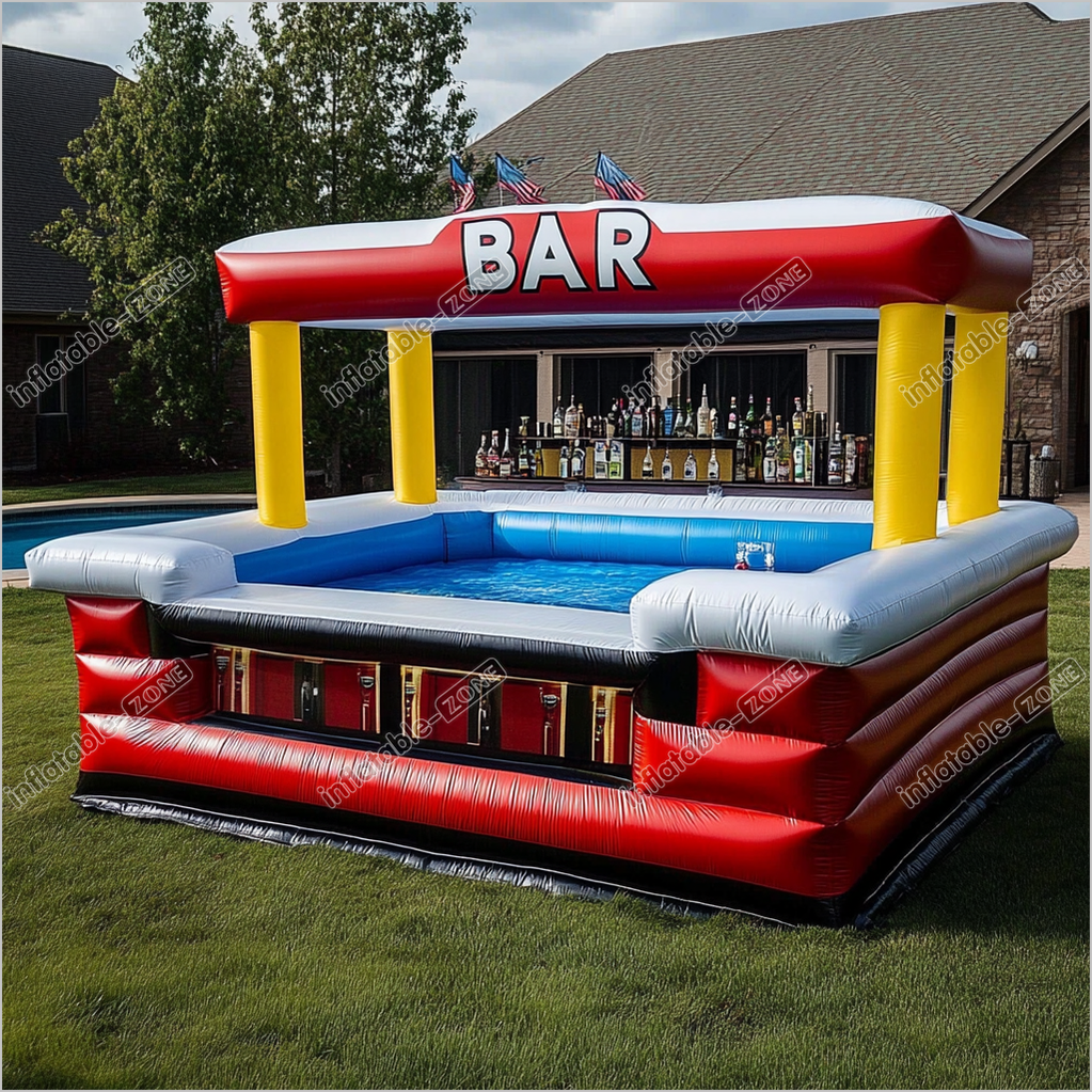 Inflatable Zone Design Inflatable Bar Pool for Sale Swimming Pool Backyard - Inflatable-Zone