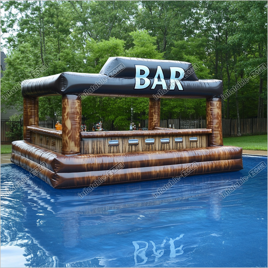 Inflatable Floating Bar Backyard Water Toys Inflatable Pool Bar Business Party Pool Table Near Me Bar - Inflatable-Zone