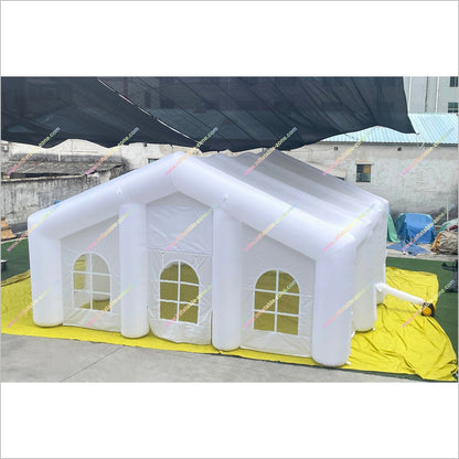 White Nightclub Inflatable Play Tent Outdoor Wedding Spots Near Me Inflatable Club House Tent For Rent Party