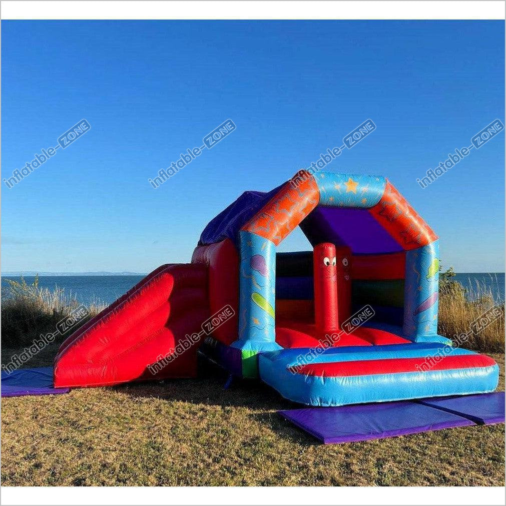 Commercial Inflatable Bounce House For Party Event, Bounce Castle With Slide For Kids - Inflatable-Zone