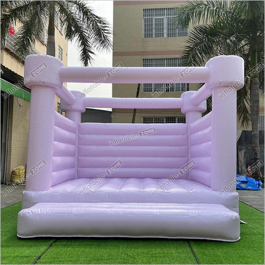 Pastel Purple Wedding Jumping House - Inflatable-Zone