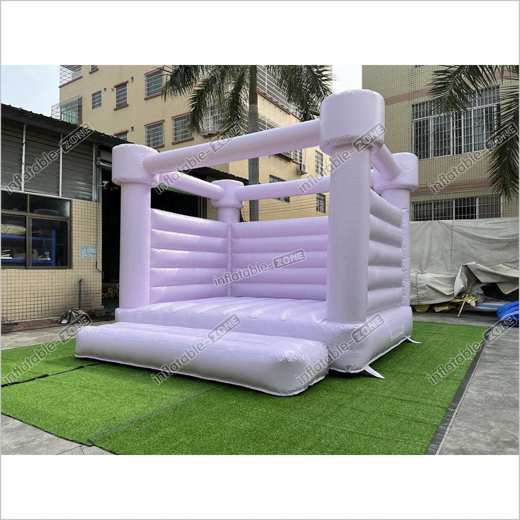 Pastel Purple Wedding Jumping House - Inflatable-Zone