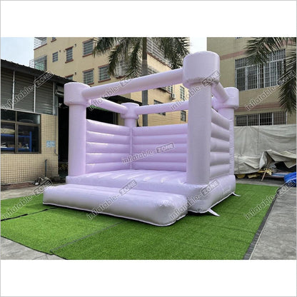 Pastel Purple Wedding Jumping House - Inflatable-Zone