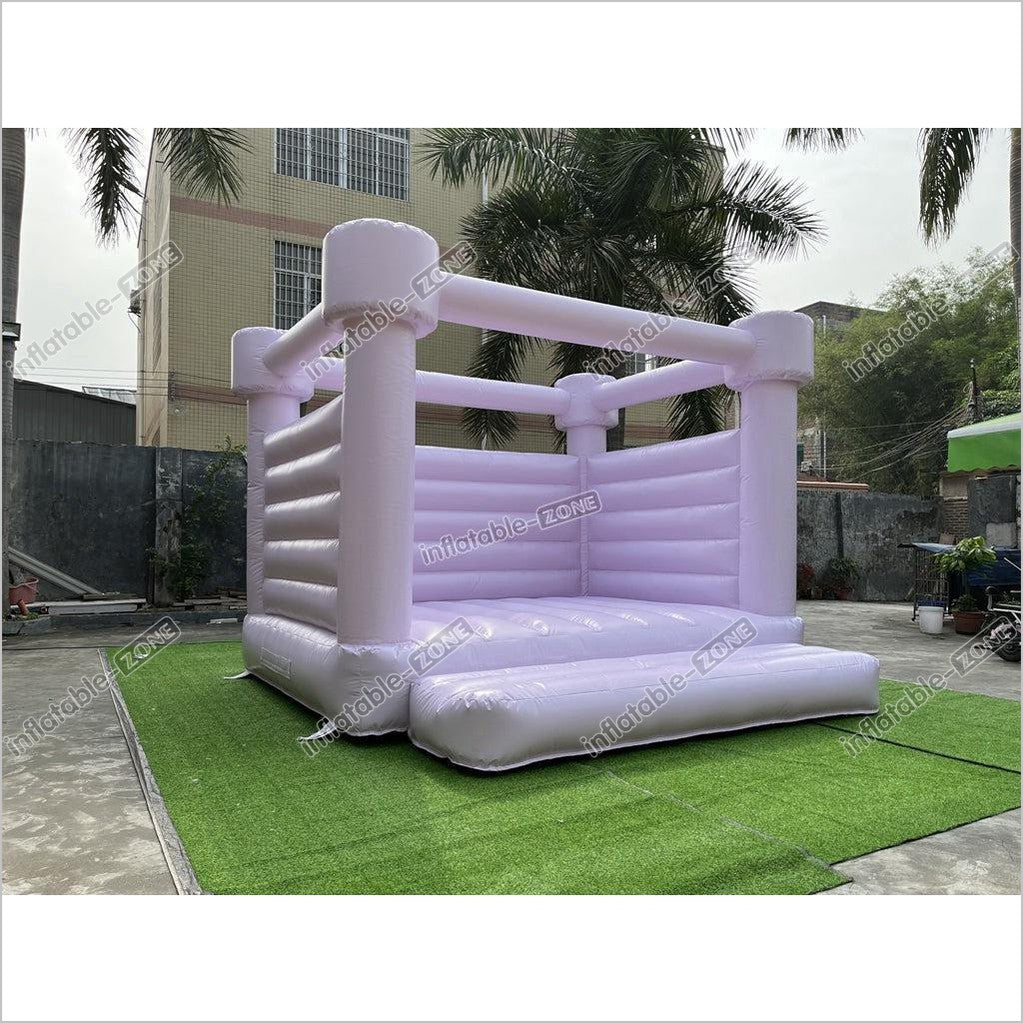 Pastel Purple Wedding Jumping House - Inflatable-Zone