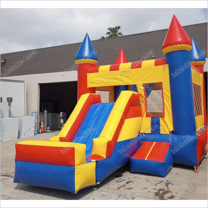 Kids Inflatable Bounce House With Slide, Big Bounce Houses - Inflatable-Zone
