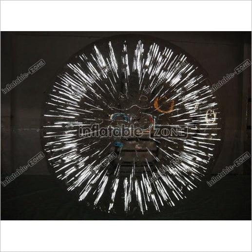 Shinning Zorb Ball Inflatable Light Zorb Ball, Commercial Funny White Transpa Light Inflatable Zorb Ball - Inflatable-Zone