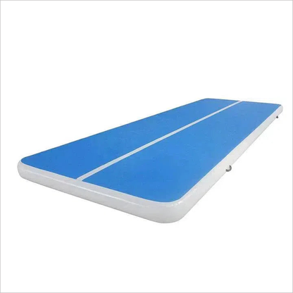 Blue And White Gymnastics Air Tumble Track - Inflatable-Zone