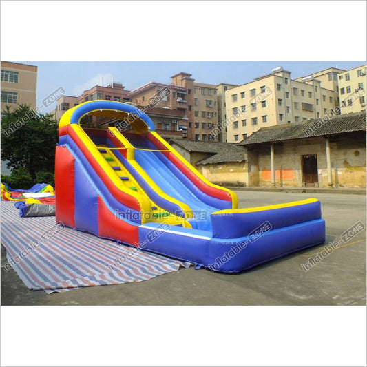 Outdoor Inflatable Dry Slide For Kids Garden Playground Inflatable Slide Bouncy And Fun Party - Inflatable-Zone