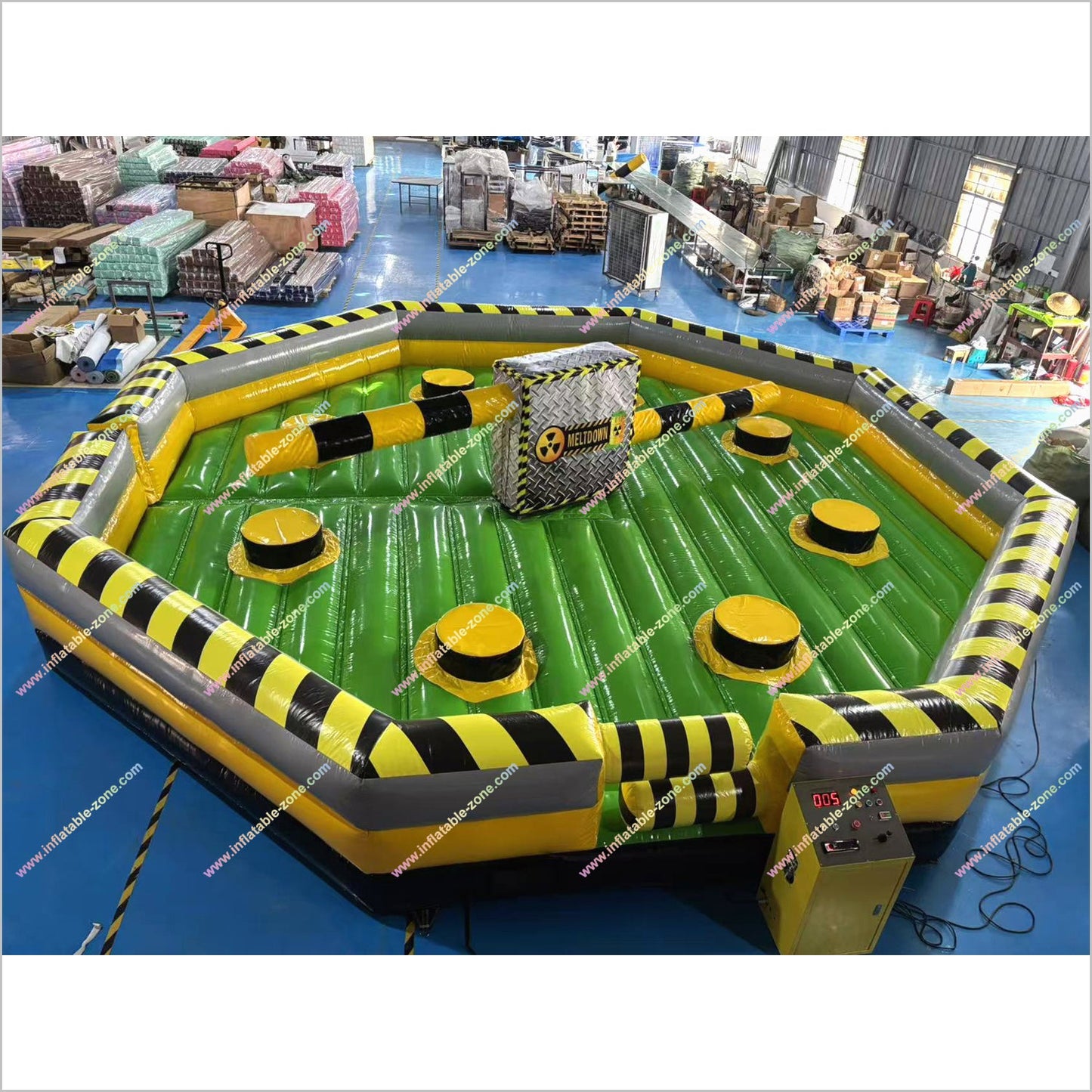 Rent Meltdown Inflatable Rotating Mechanical Challenge Obstacles Games Toxic Meltdown Inflatable For Sale