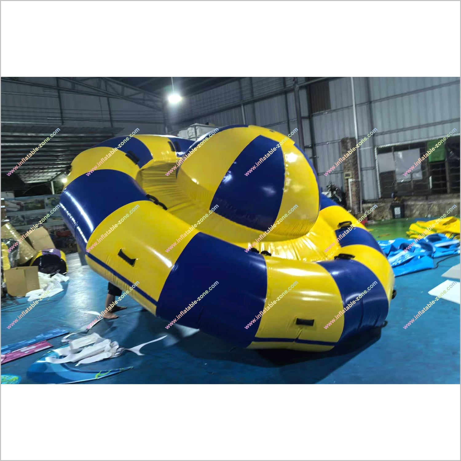 Saturn Inflatable Water Toy Rotation Floating Water Games Inflatable Disco Boat Fun Toys For Lake - Inflatable-Zone