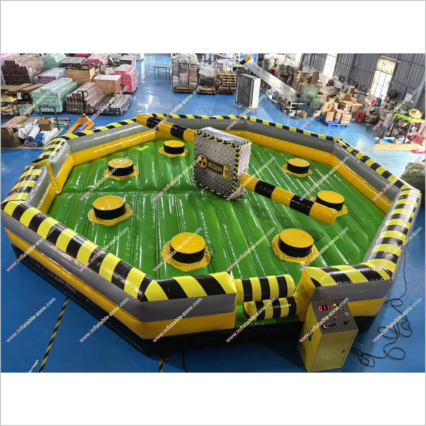 Rent Meltdown Inflatable Rotating Mechanical Challenge Obstacles Games Toxic Meltdown Inflatable For Sale