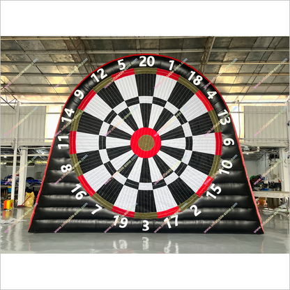 Commercial Sports Inflatable Football Shooting Darts Board Fun Team Games Foot Darts For Sale