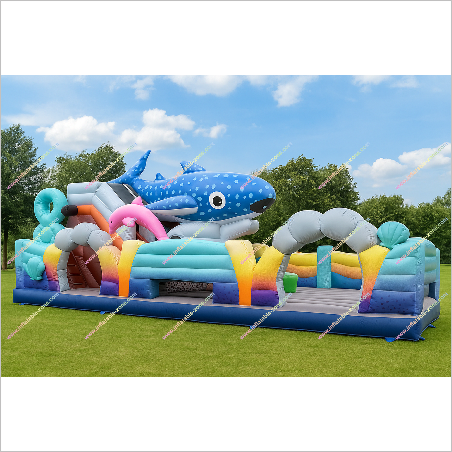 Whale Inflatable Party Bouncy Castle Hire Bounce Family Entertainment Center Childrens Garden Play House