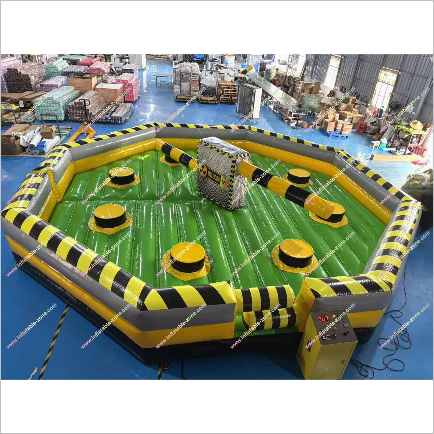 Rent Meltdown Inflatable Rotating Mechanical Challenge Obstacles Games Toxic Meltdown Inflatable For Sale