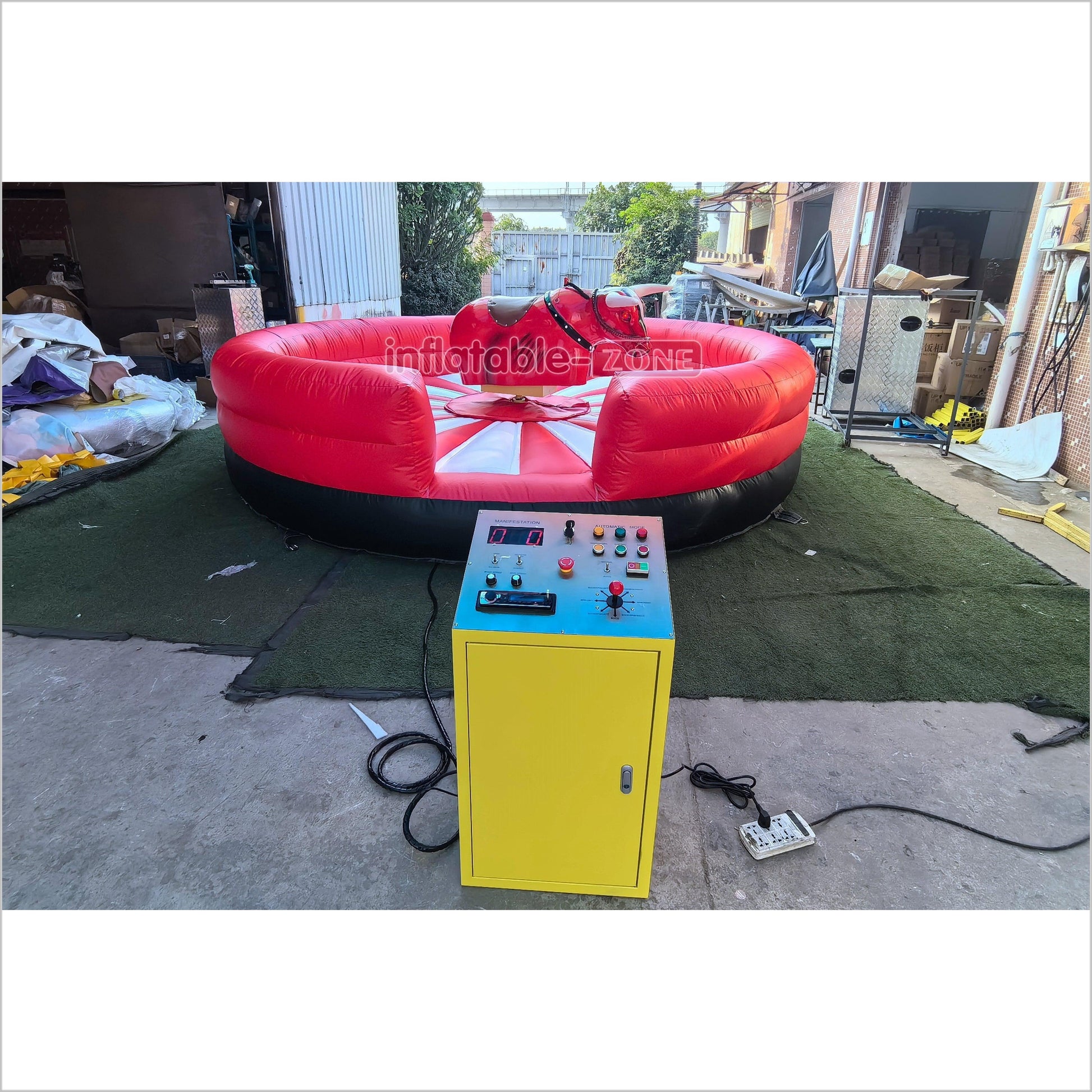 Bull Ride Machine Price Electronic Bull Inflatable Mechanical Bull Riding Near Me - Inflatable-Zone
