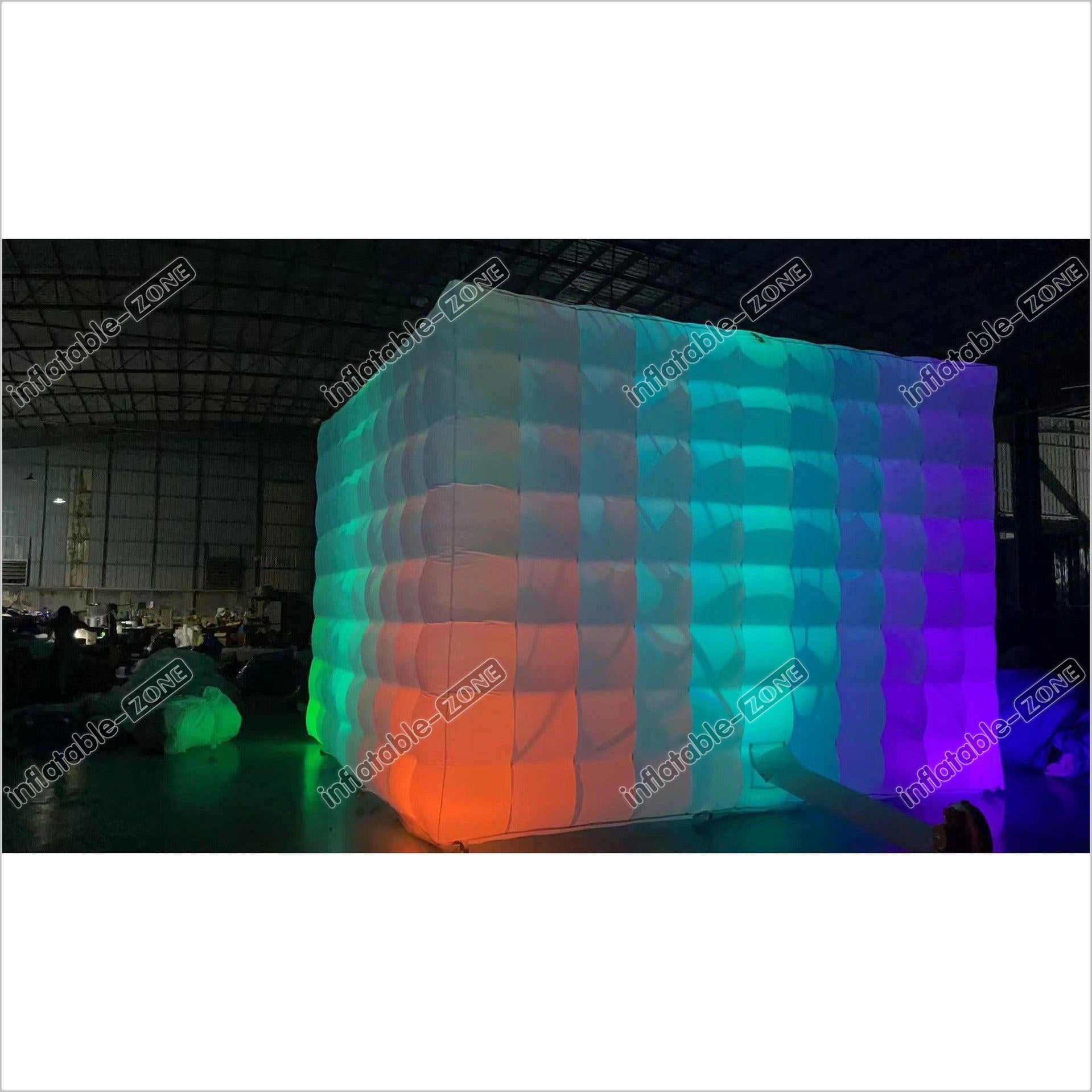 Led Nightclub Bouncy Castle Blow Up Nightclub Hire Inflatable Nightclub Bounce House Night Club - Inflatable-Zone