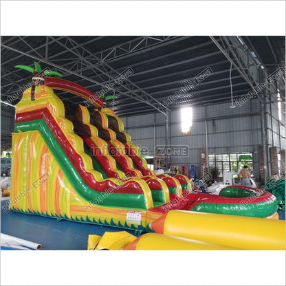 Inflatable Water Slide Slipping Slide With Pool Blow Up Bounce Slides - Inflatable-Zone