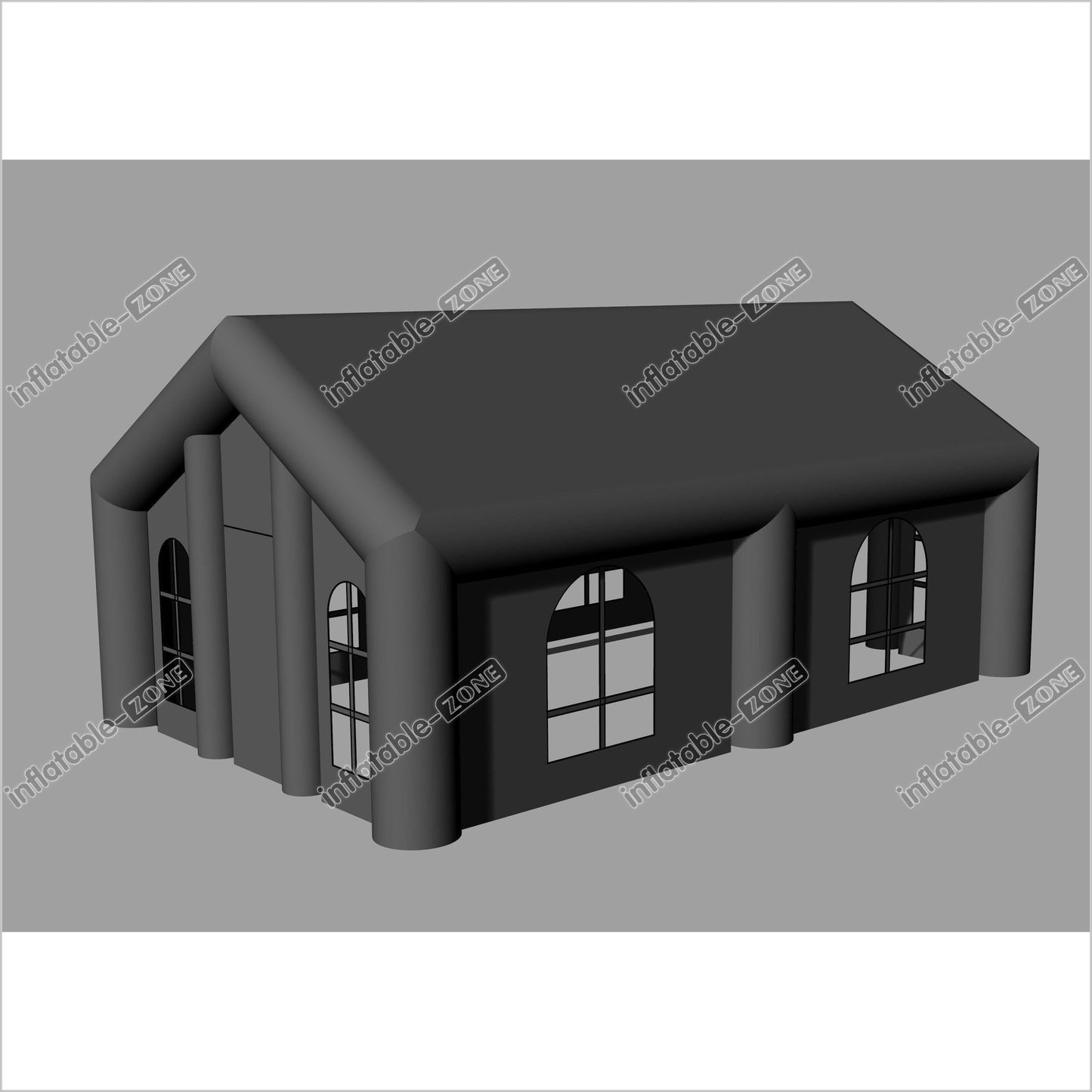 Outdoor Black Inflatable Wedding Party Tent Dining Room Inflatable Camping Tent - Inflatable-Zone