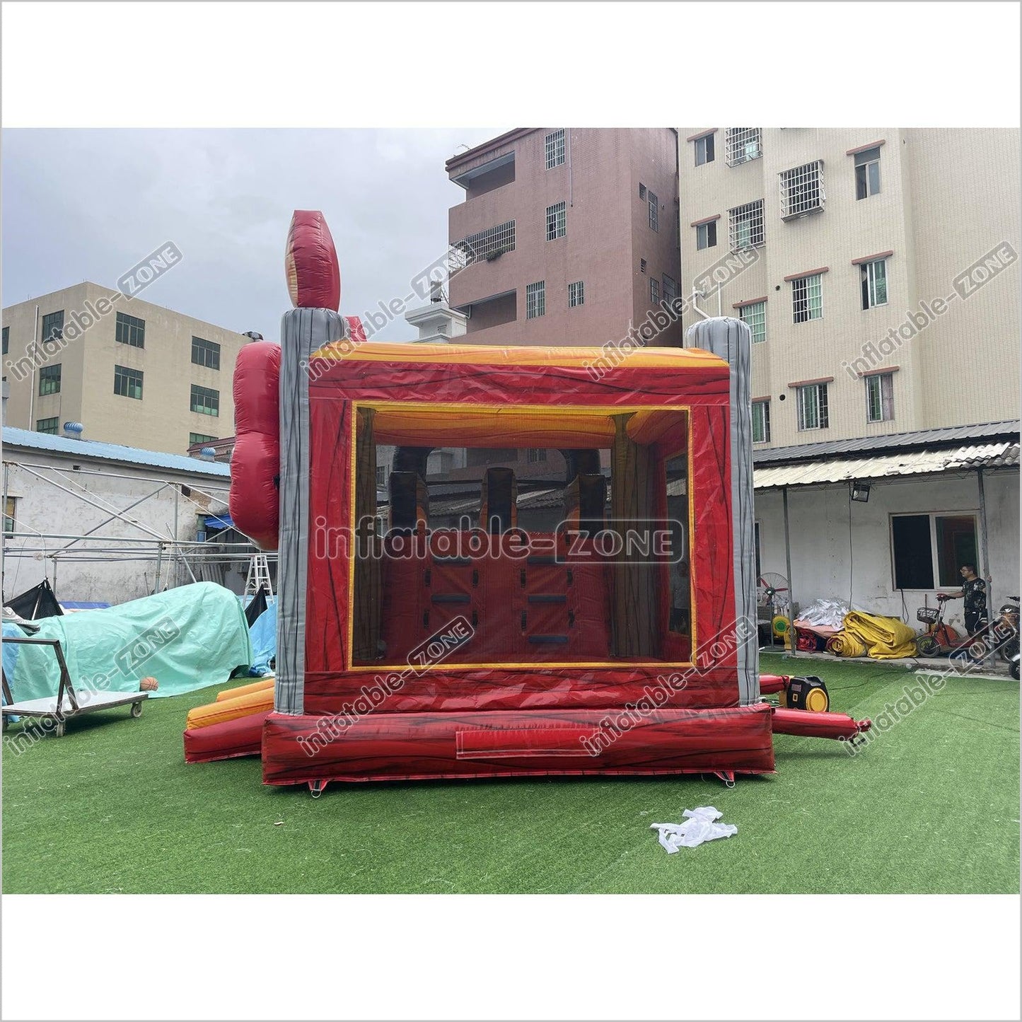 Inflatable Truck Bounce House Slide Combo Adventure All Fun Bouncing Castle Jumping House - Inflatable-Zone
