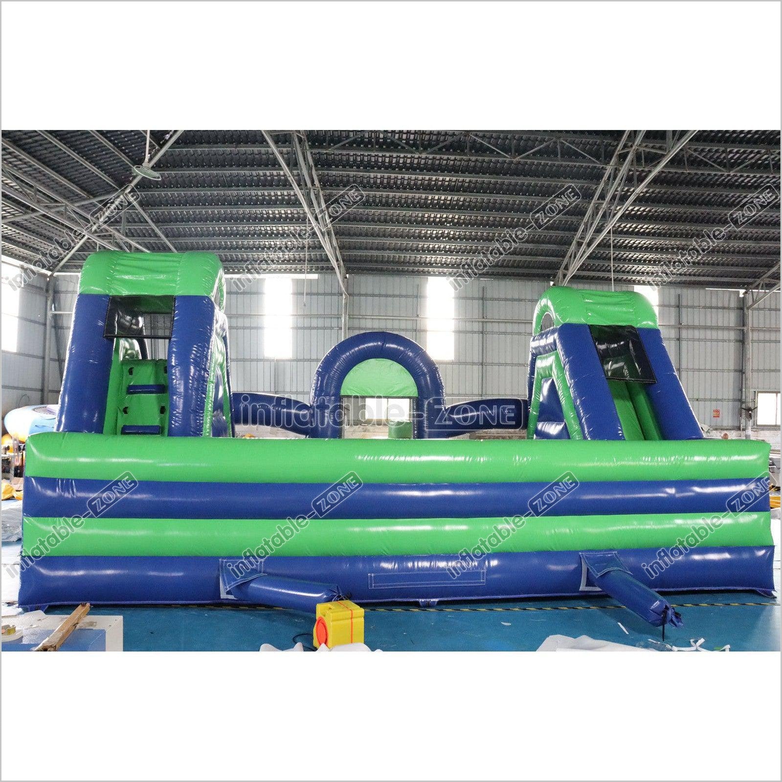 Commercial Grade Inflatable Bounce House, Bounce Castle With Double Slide Combo - Inflatable-Zone