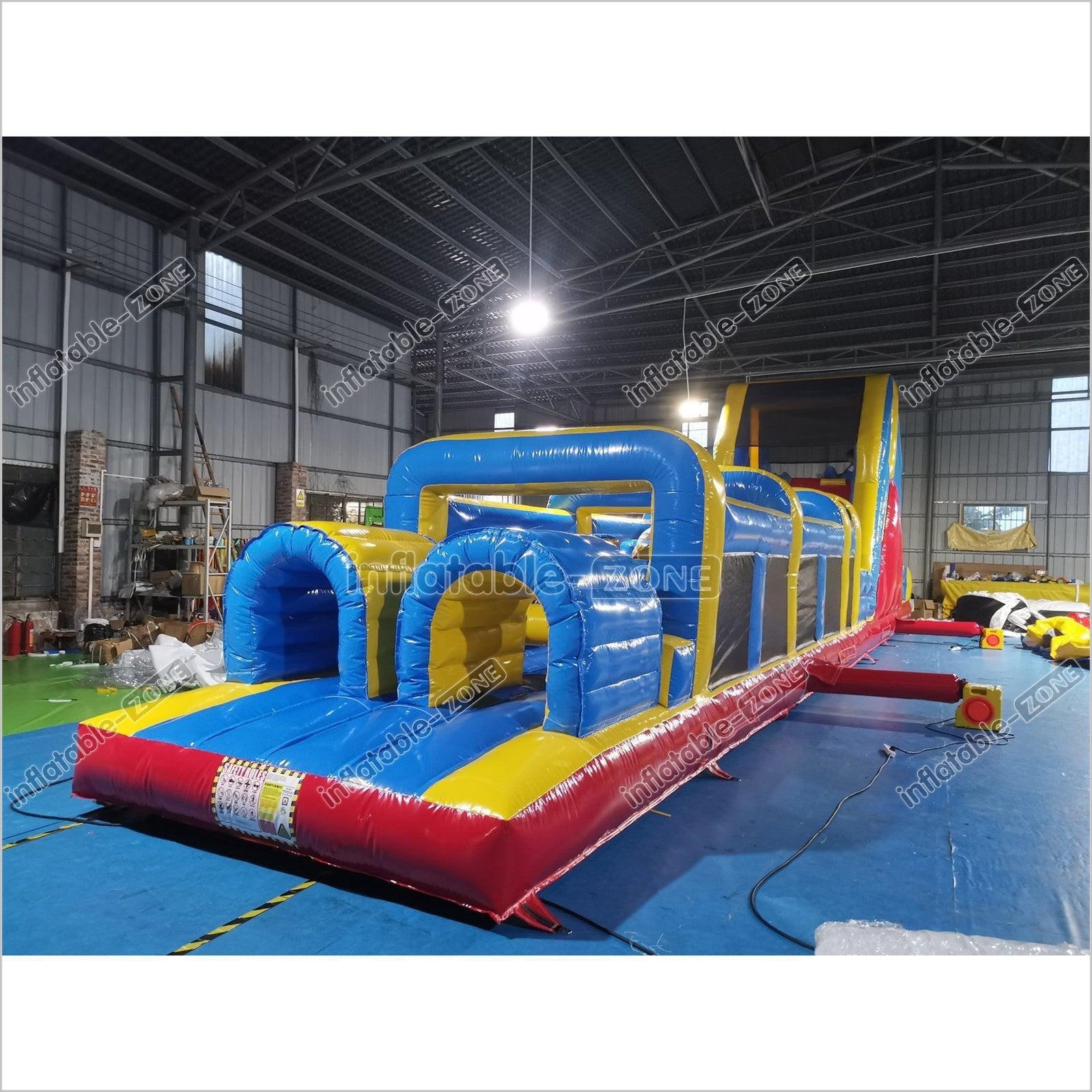 Team Playground Inflatable Obstacle Course Best Blow Up Backyard Climbing Bouncy Castle House - Inflatable-Zone