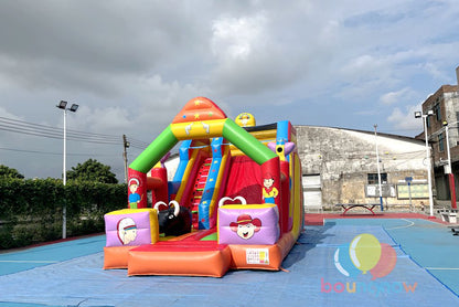Fantasy Inflatable Theme Park Slide Amusement Park Bouncy Castle with Slide Dreamy Fun for Kids