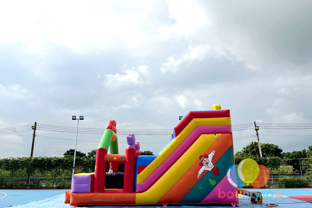 Fantasy Inflatable Theme Park Slide Amusement Park Bouncy Castle with Slide Dreamy Fun for Kids