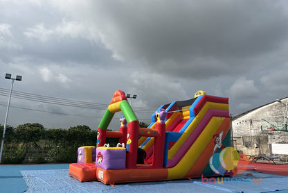 Fantasy Inflatable Theme Park Slide Amusement Park Bouncy Castle with Slide Dreamy Fun for Kids