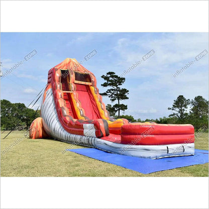 Inflatable Outdoor Water Slides, Commercial Water Slide With Inflatable Pool Combo - Inflatable-Zone